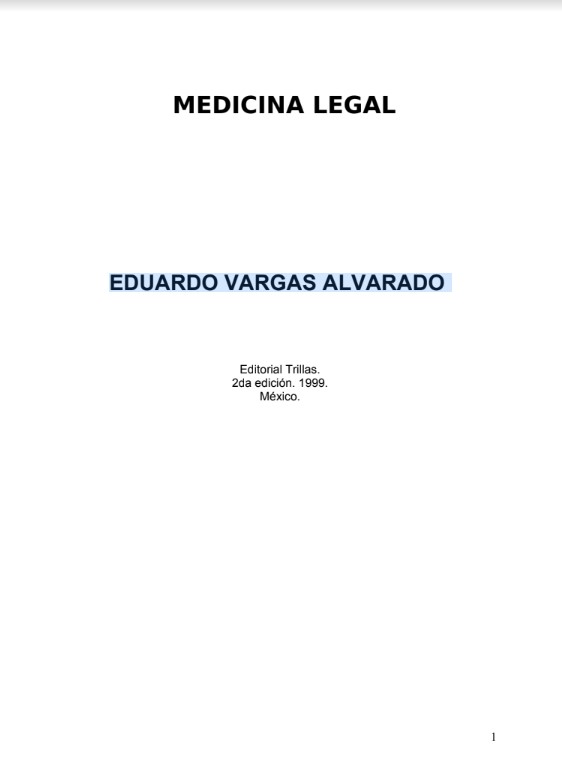 MEDICINA LEGAL